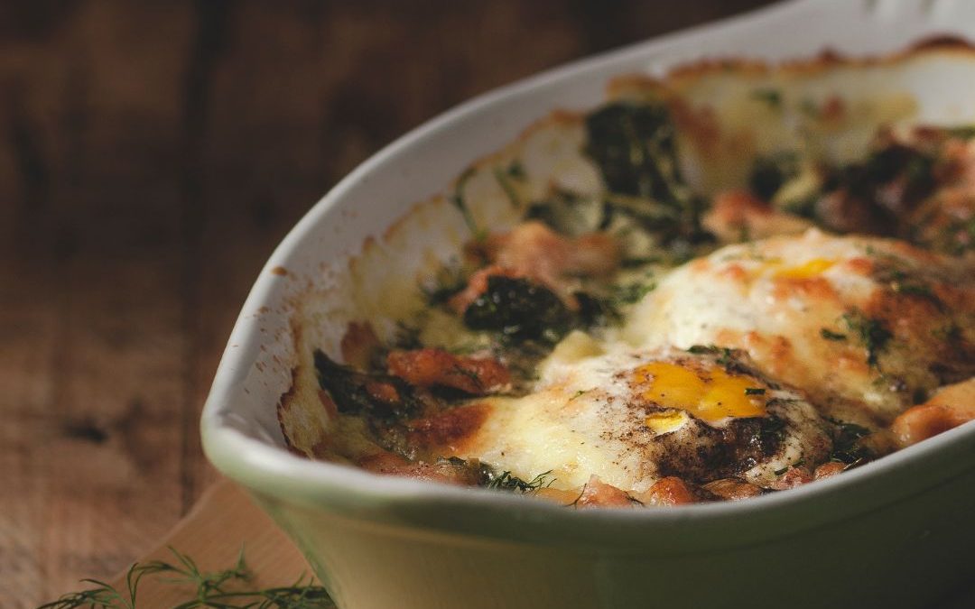Lachs-Spinat-Auflauf aus dem Ofen
